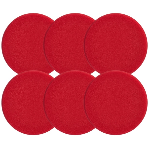 Sonax Set 6 Bucati Burete Roșu Pentru Polish 80MM 493700